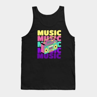 Retro 80s Music Tank Top